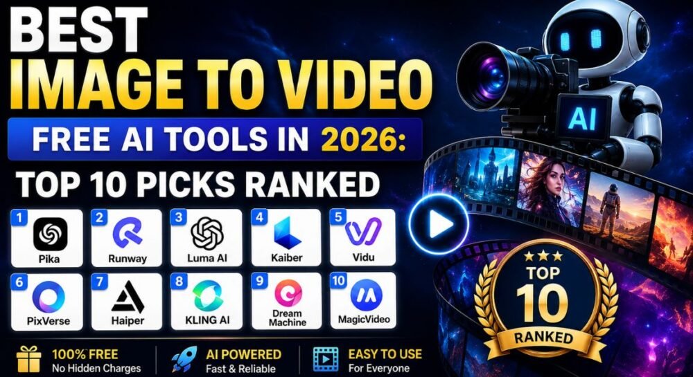 Best Image to Video Free AI Tools in 2026: Top 10 Picks Ranked