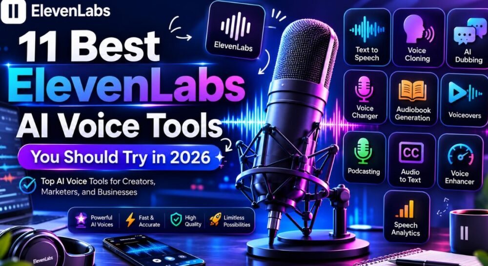 11 Best ElevenLabs AI Voice Tools You Should Try in 2026