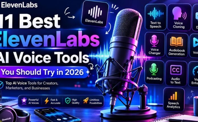 11 Best ElevenLabs AI Voice Tools You Should Try in 2026