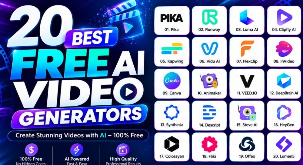 20 Best Free AI Video Generators