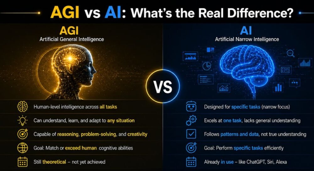 AGI vs AI What's the Real Difference