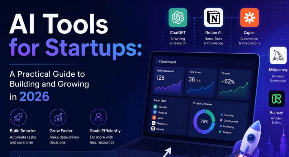 AI Tools for Startups A Practical Guide to Building and Growing in 2026