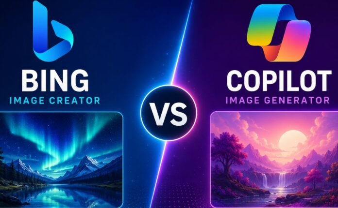 Bing Image Creator vs Copilot Image Generator