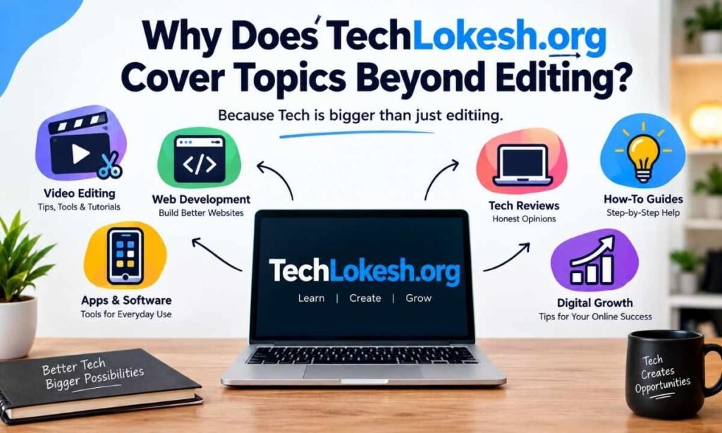 Why Does TechLokesh.org Cover Topics Beyond Editing